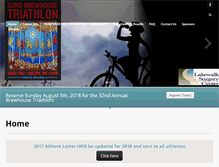 Tablet Screenshot of brewhousetriathlon.com